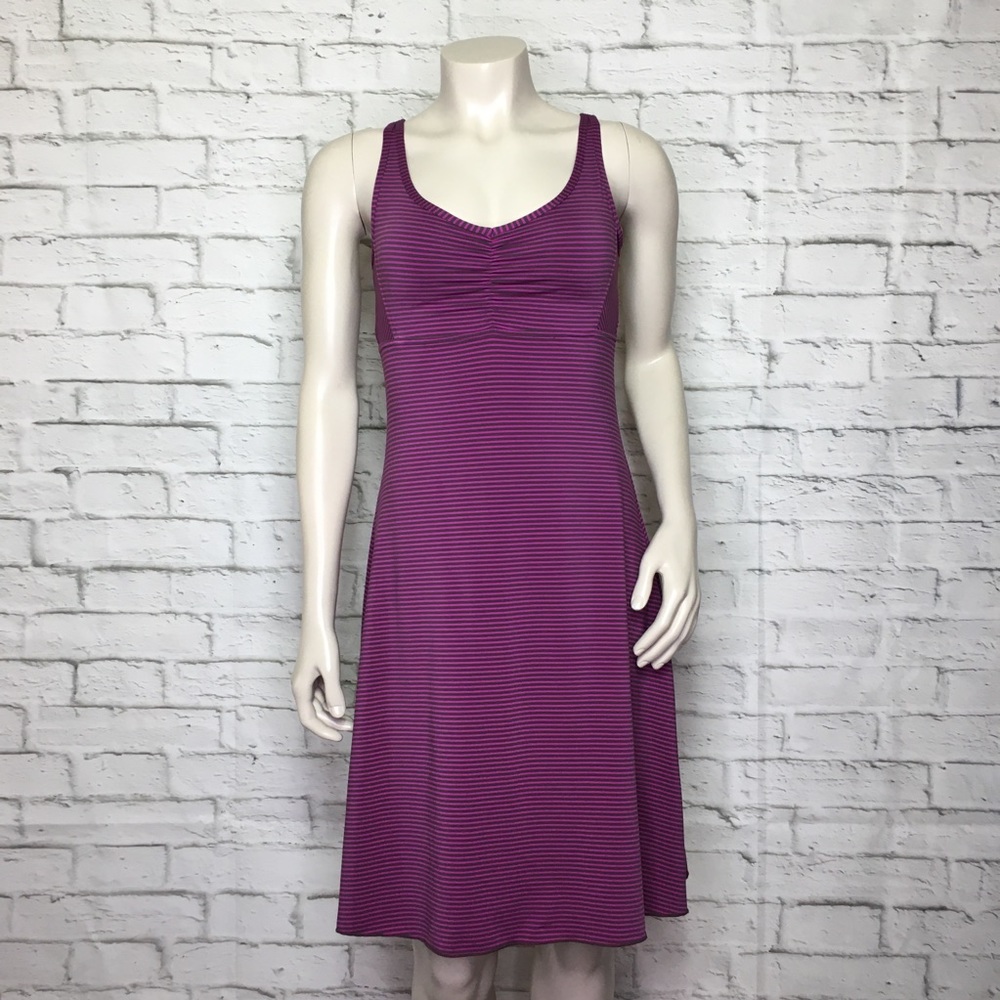 Prana Rebecca Dress Multi-Cross Back Empire Seam